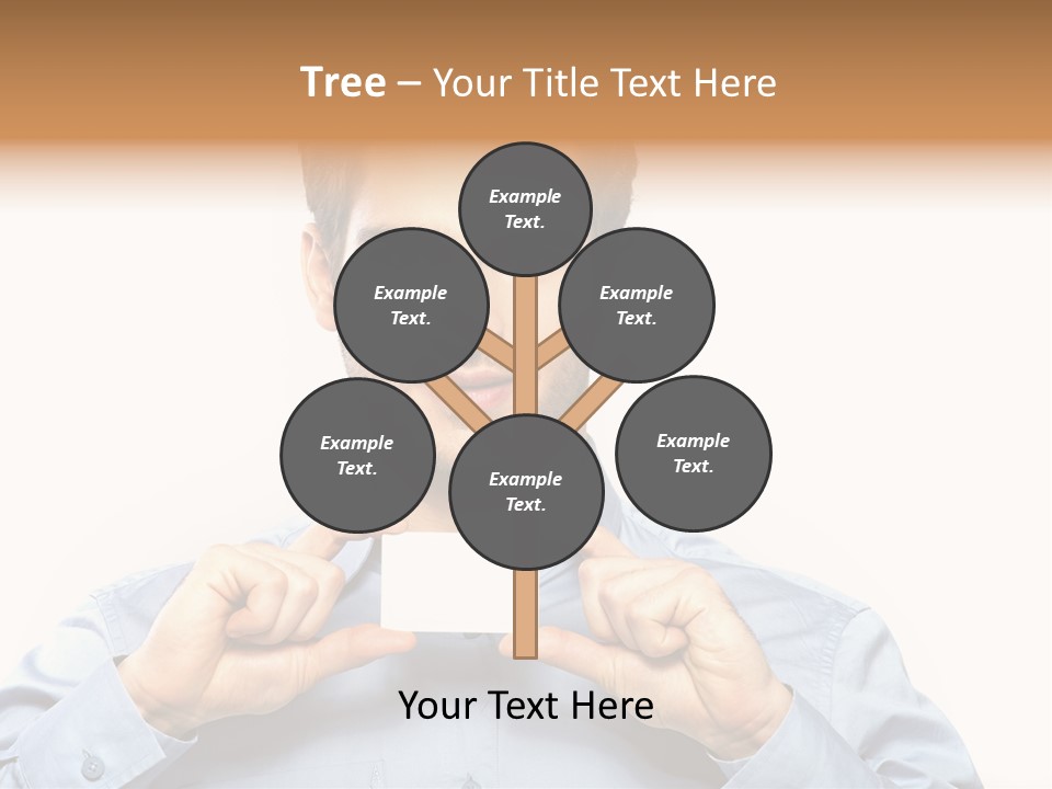 Isolated Beautiful Man PowerPoint Template