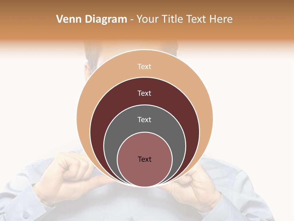 Isolated Beautiful Man PowerPoint Template