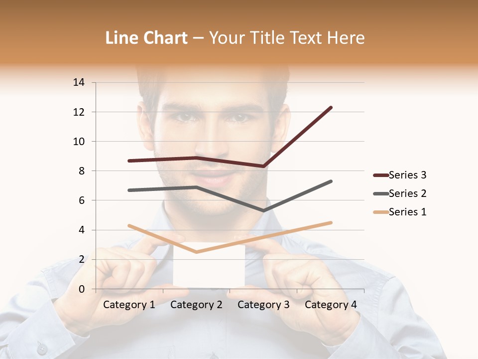 Isolated Beautiful Man PowerPoint Template