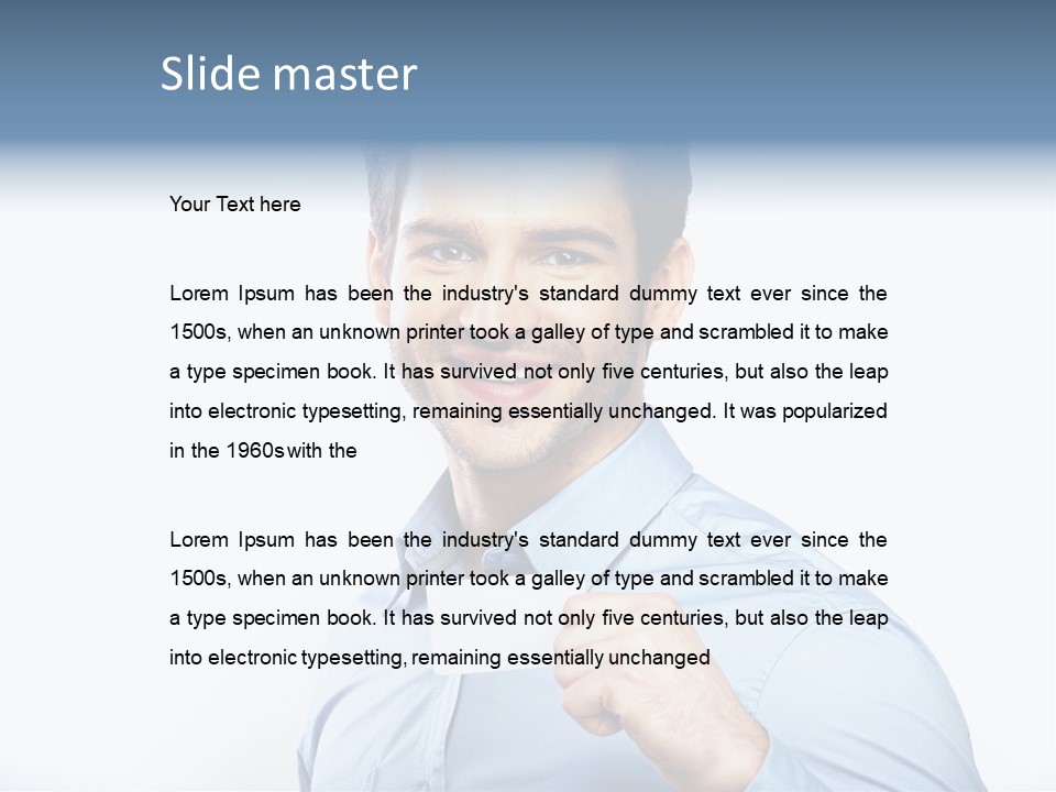 Showing People Casual PowerPoint Template