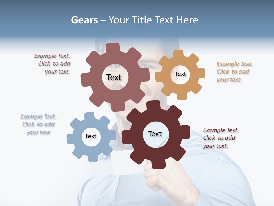 Showing People Casual PowerPoint Template