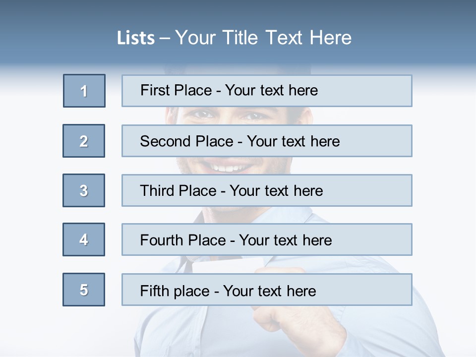 Showing People Casual PowerPoint Template