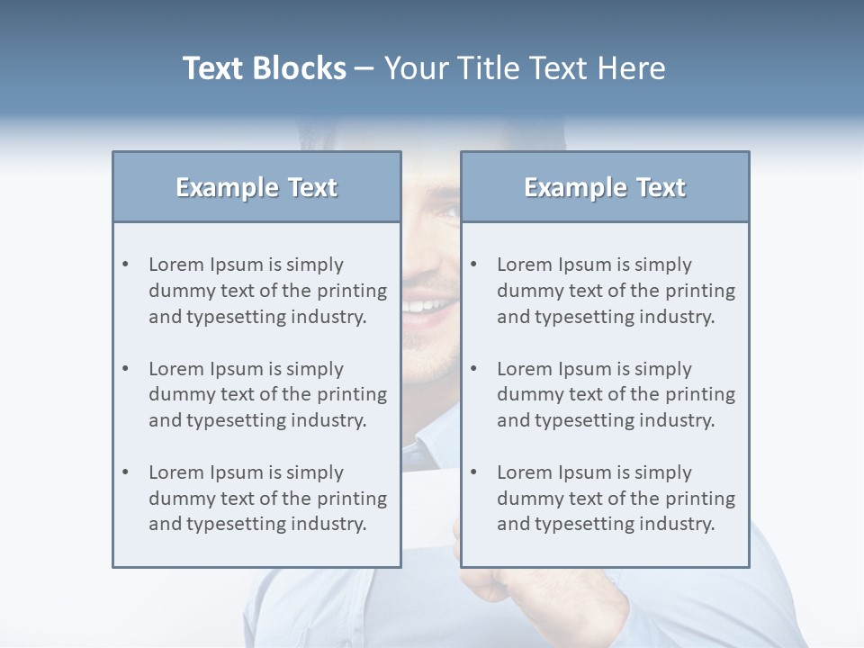 Showing People Casual PowerPoint Template