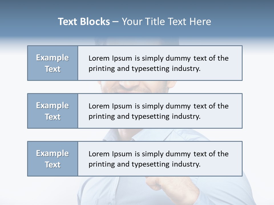 Showing People Casual PowerPoint Template