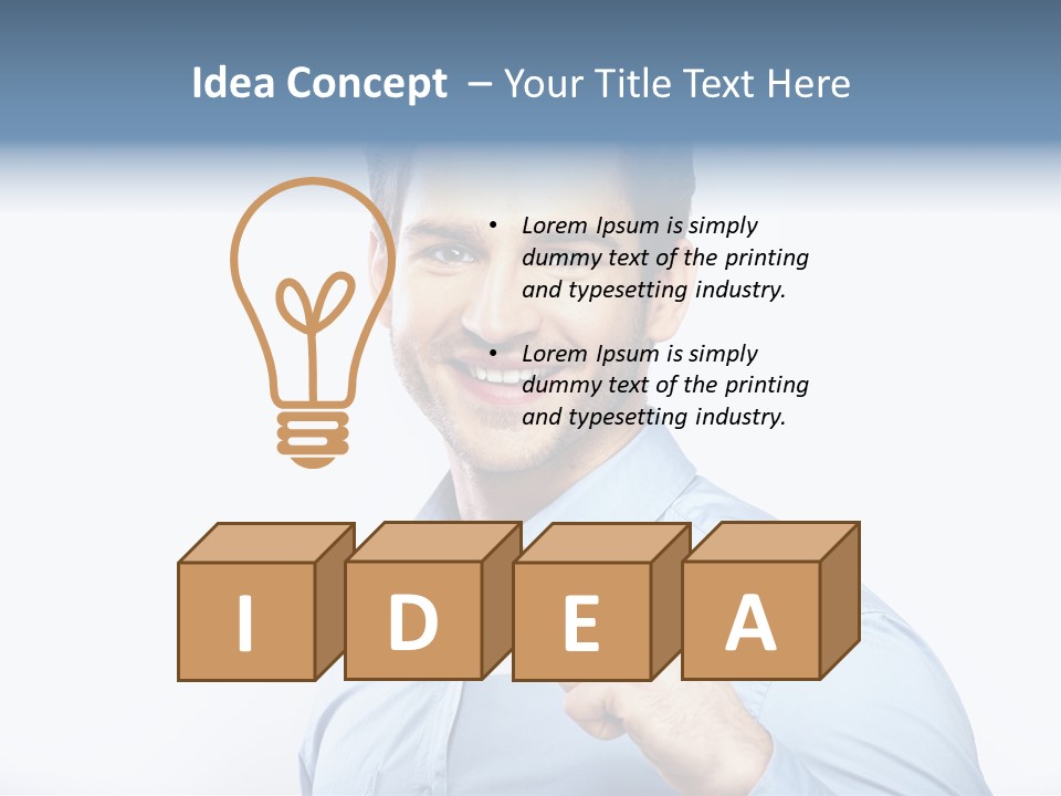 Showing People Casual PowerPoint Template