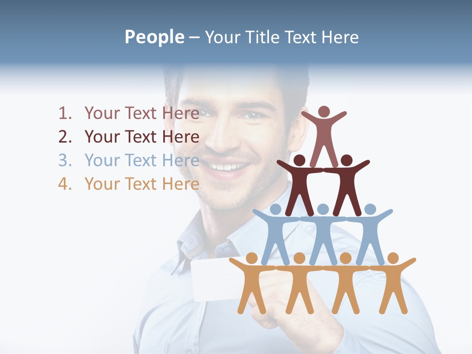 Showing People Casual PowerPoint Template