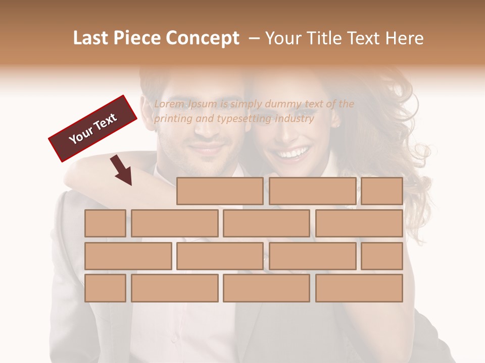 Couple Buildings Passion PowerPoint Template