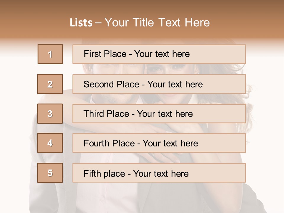 Couple Buildings Passion PowerPoint Template