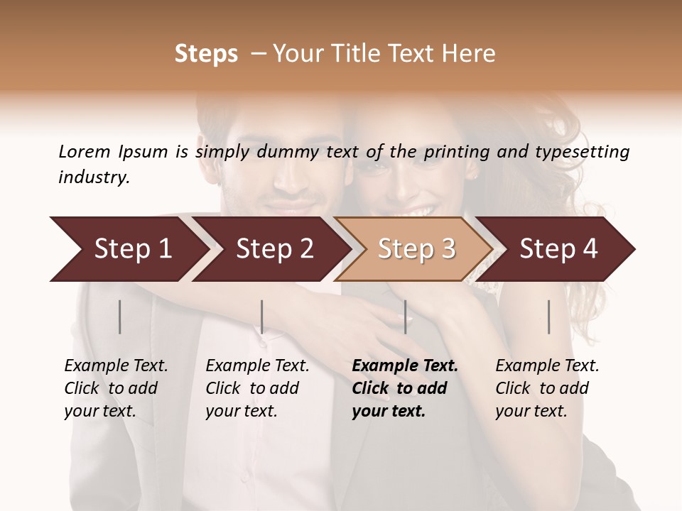 Couple Buildings Passion PowerPoint Template