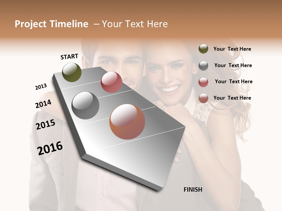Couple Buildings Passion PowerPoint Template