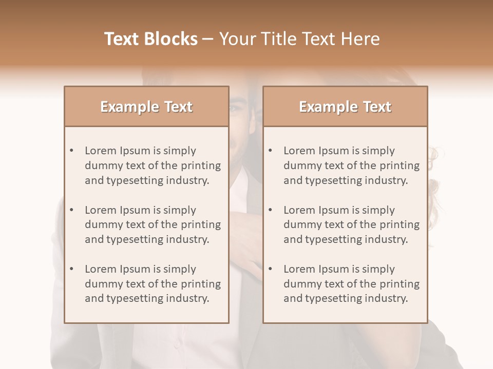 Couple Buildings Passion PowerPoint Template