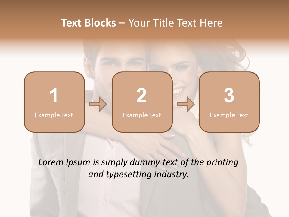 Couple Buildings Passion PowerPoint Template