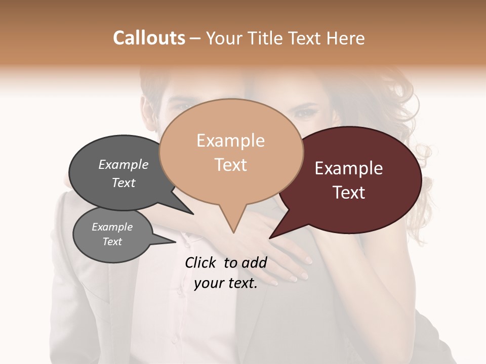 Couple Buildings Passion PowerPoint Template