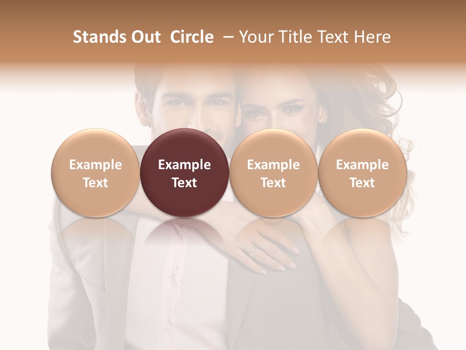 Couple Buildings Passion PowerPoint Template