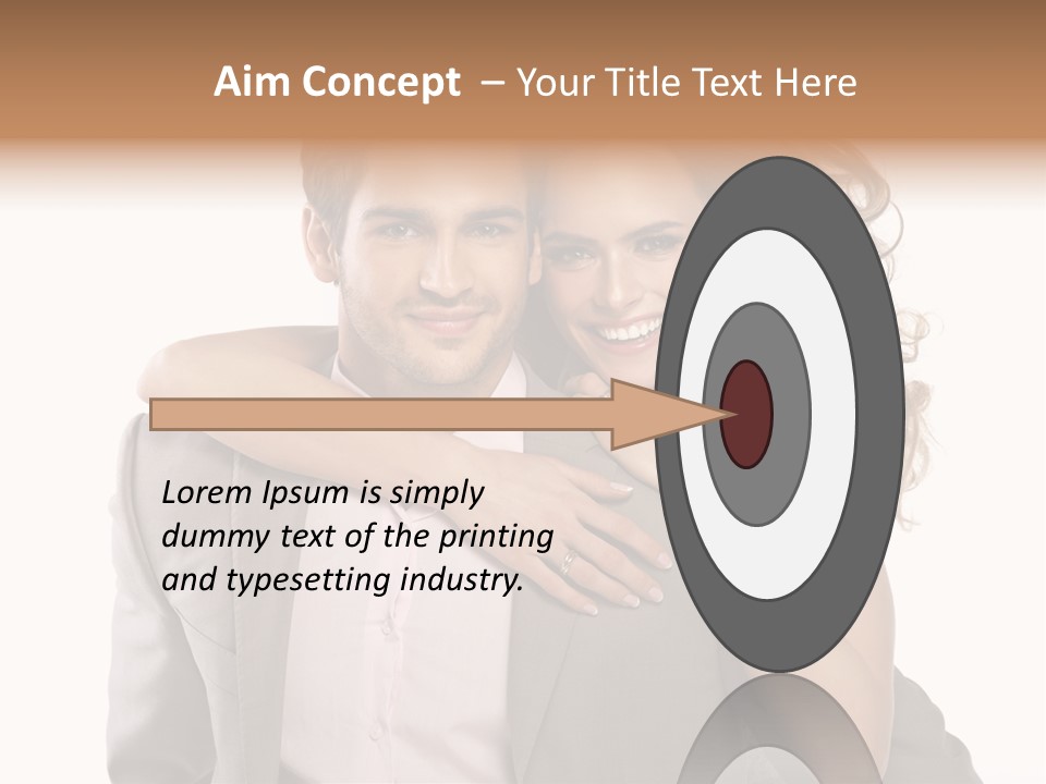 Couple Buildings Passion PowerPoint Template