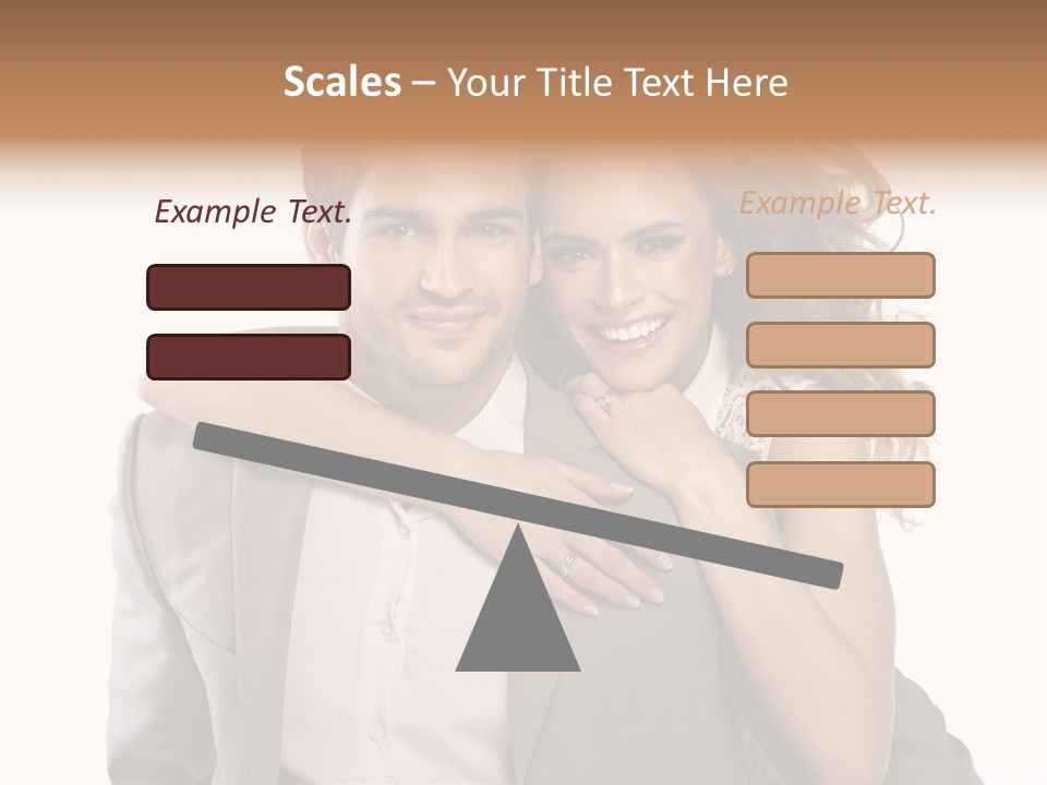 Couple Buildings Passion PowerPoint Template