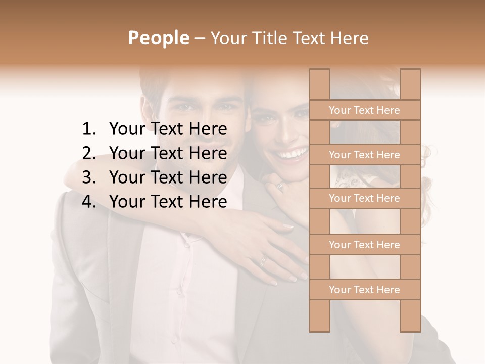 Couple Buildings Passion PowerPoint Template