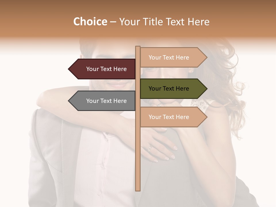 Couple Buildings Passion PowerPoint Template