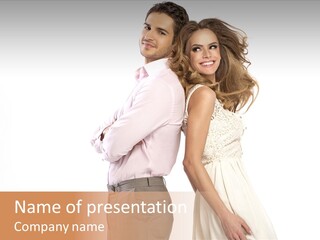 People Valentines Family PowerPoint Template