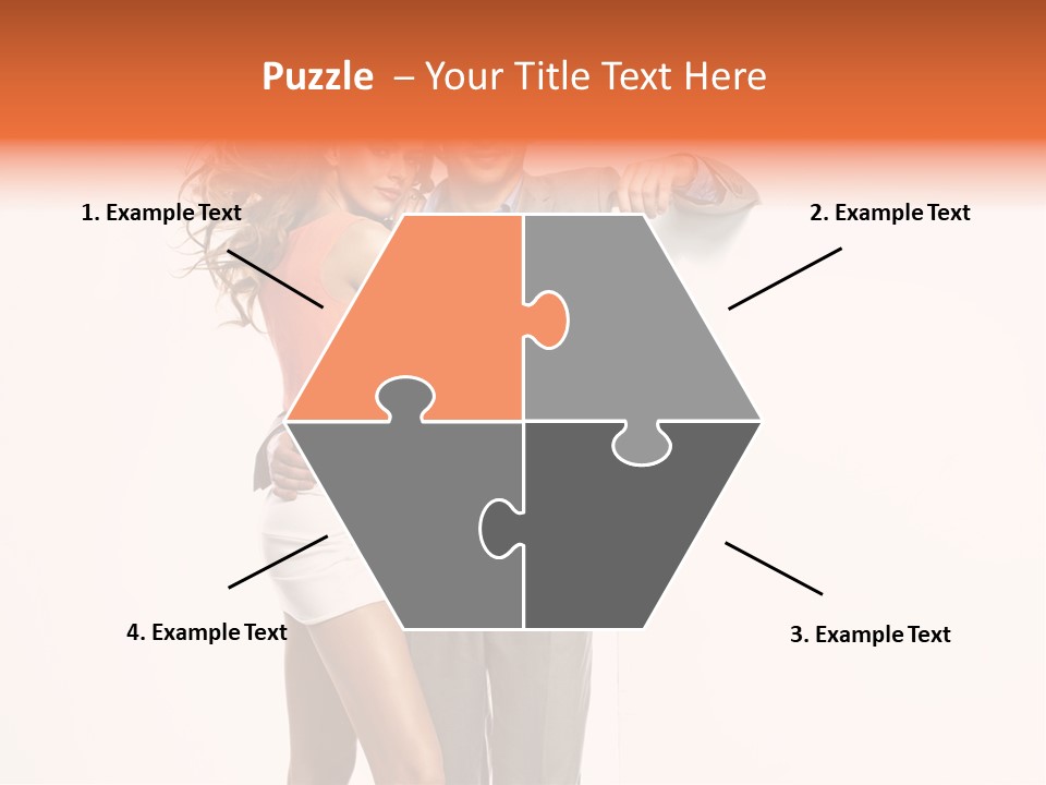 Romantic Flirt Family PowerPoint Template