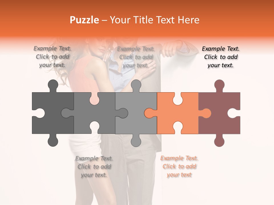 Romantic Flirt Family PowerPoint Template