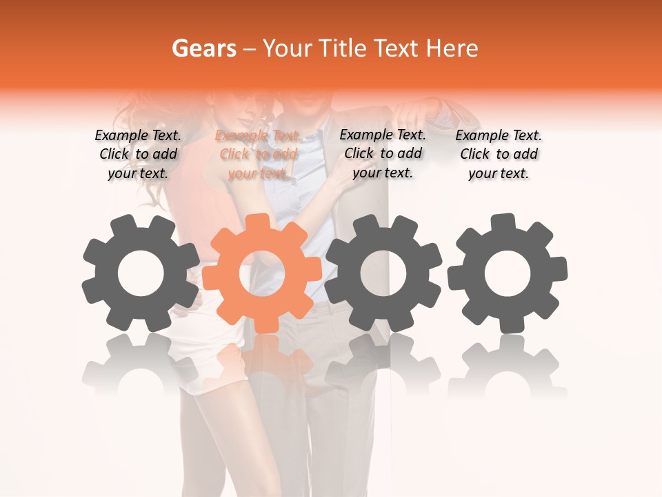 Romantic Flirt Family PowerPoint Template