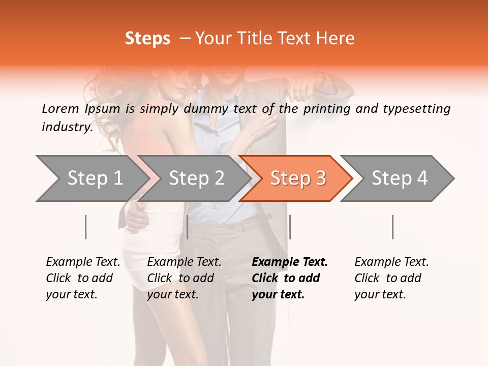 Romantic Flirt Family PowerPoint Template