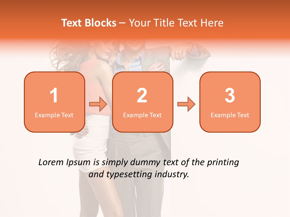 Romantic Flirt Family PowerPoint Template