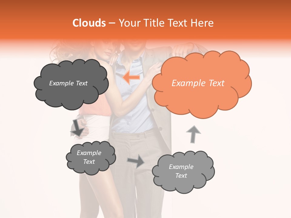 Romantic Flirt Family PowerPoint Template