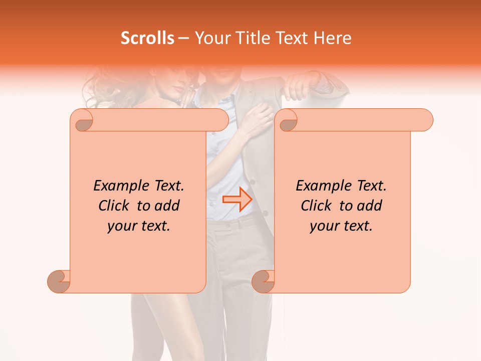 Romantic Flirt Family PowerPoint Template