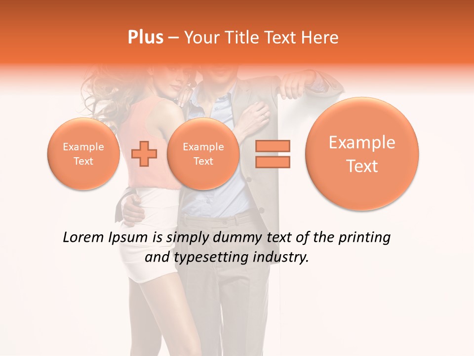 Romantic Flirt Family PowerPoint Template