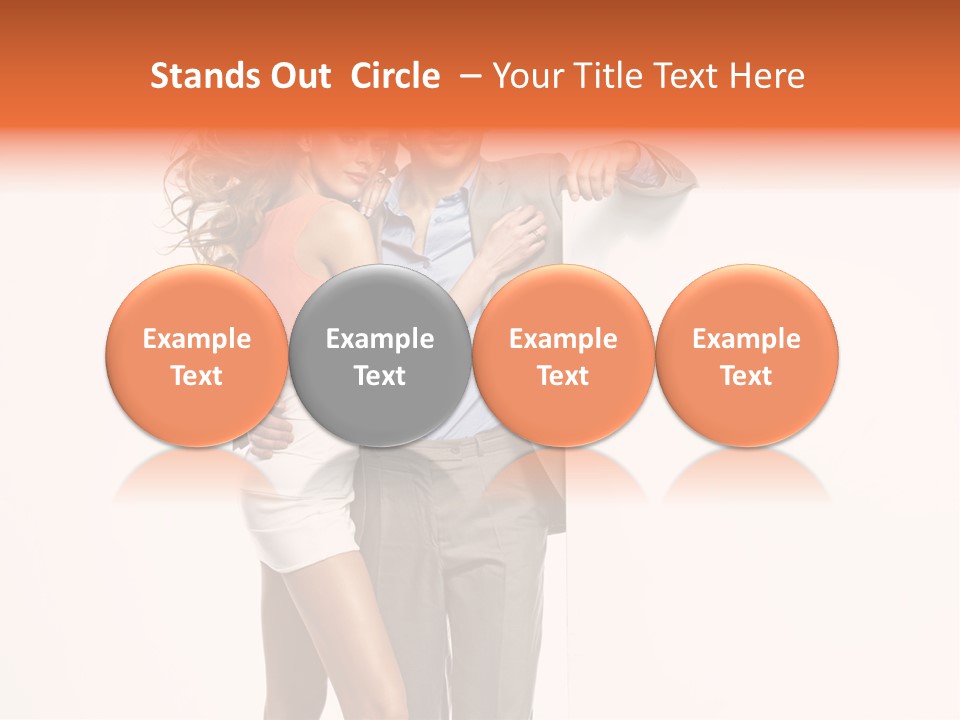 Romantic Flirt Family PowerPoint Template