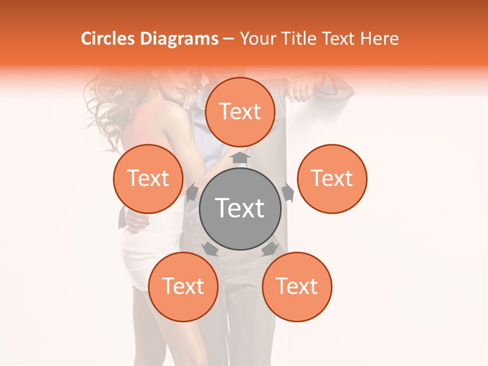 Romantic Flirt Family PowerPoint Template