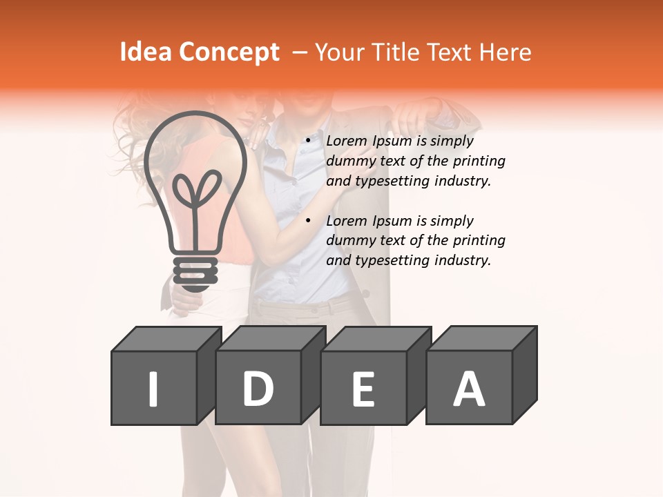 Romantic Flirt Family PowerPoint Template