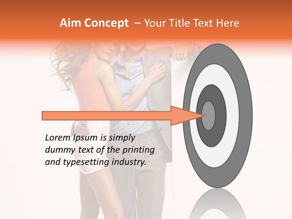 Romantic Flirt Family PowerPoint Template