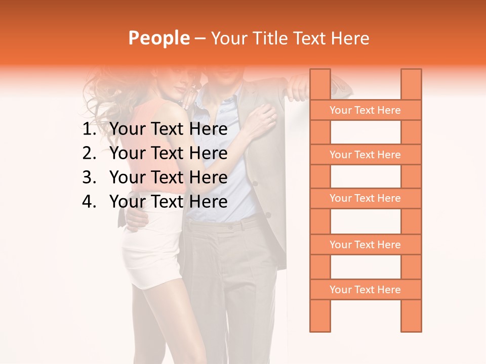 Romantic Flirt Family PowerPoint Template