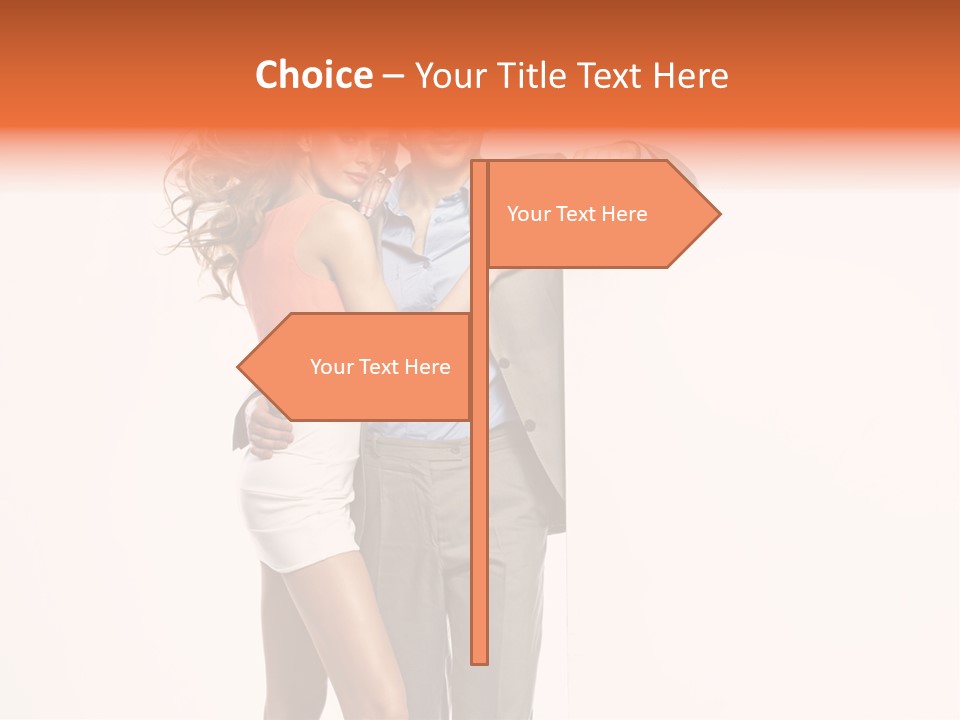 Romantic Flirt Family PowerPoint Template