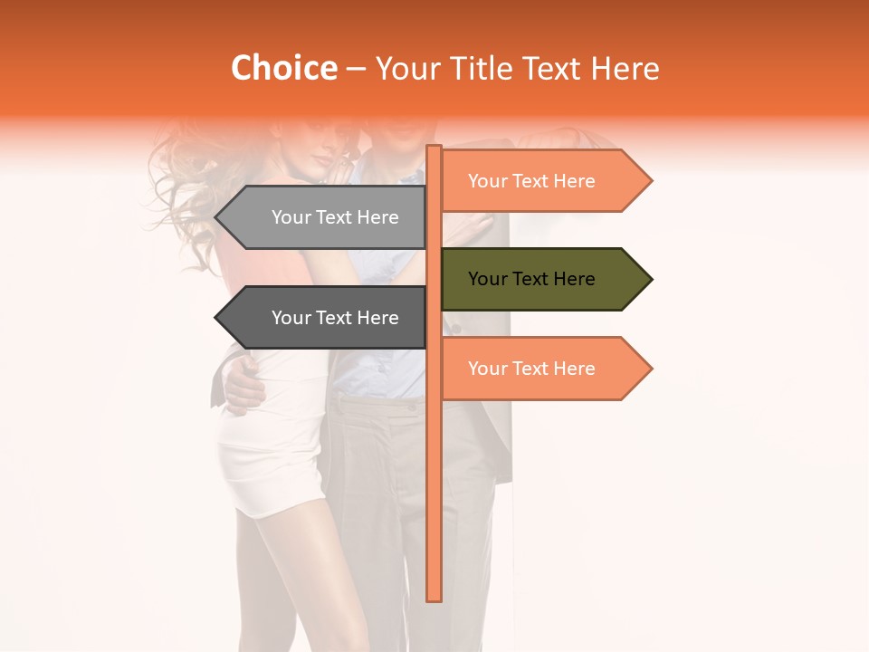 Romantic Flirt Family PowerPoint Template