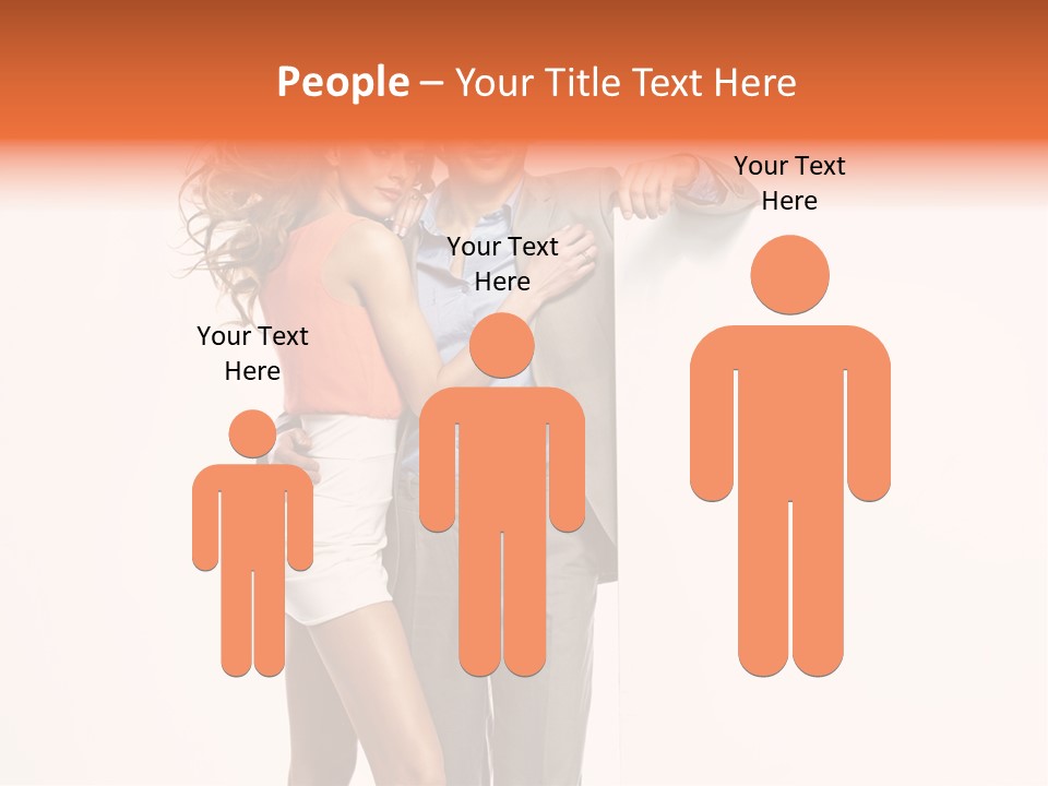 Romantic Flirt Family PowerPoint Template