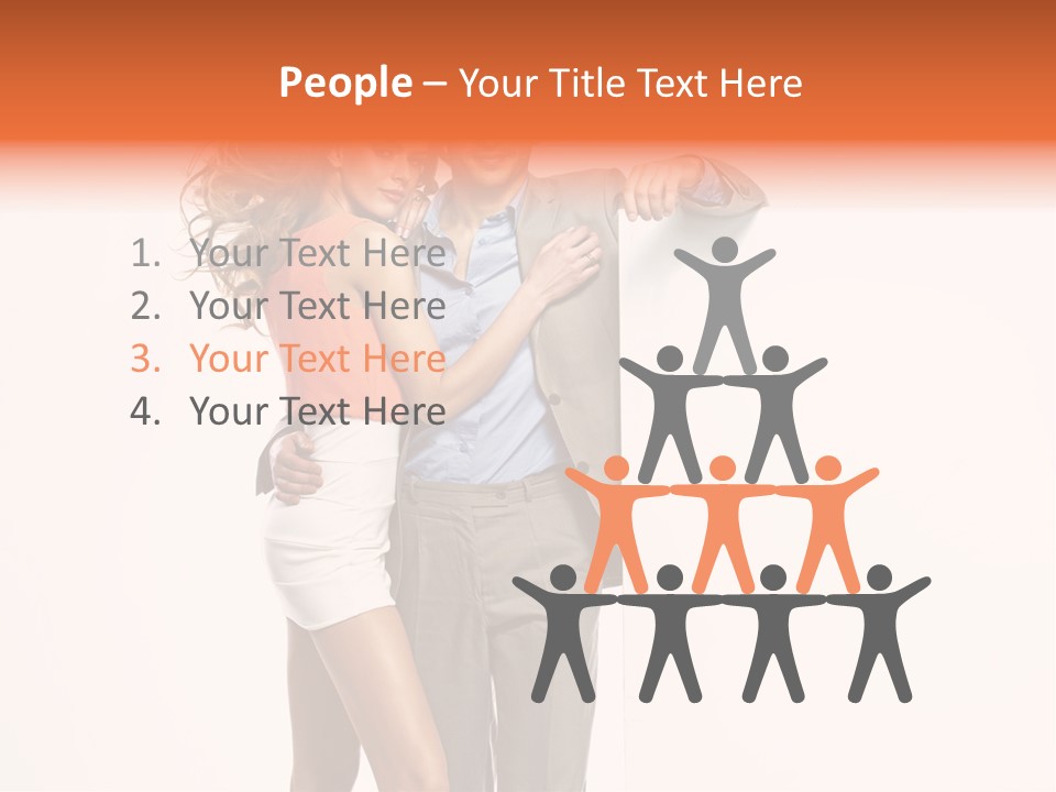 Romantic Flirt Family PowerPoint Template