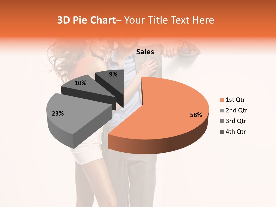 Romantic Flirt Family PowerPoint Template