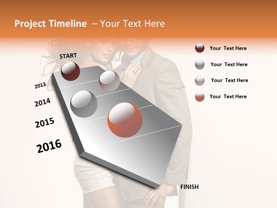 Engaged Dating Love PowerPoint Template