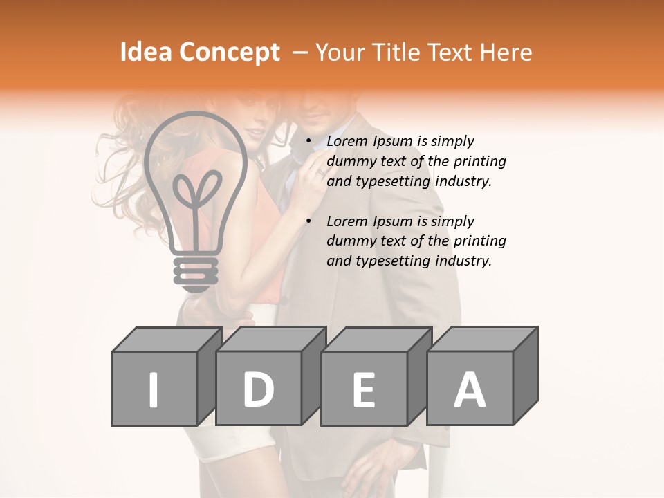 Engaged Dating Love PowerPoint Template