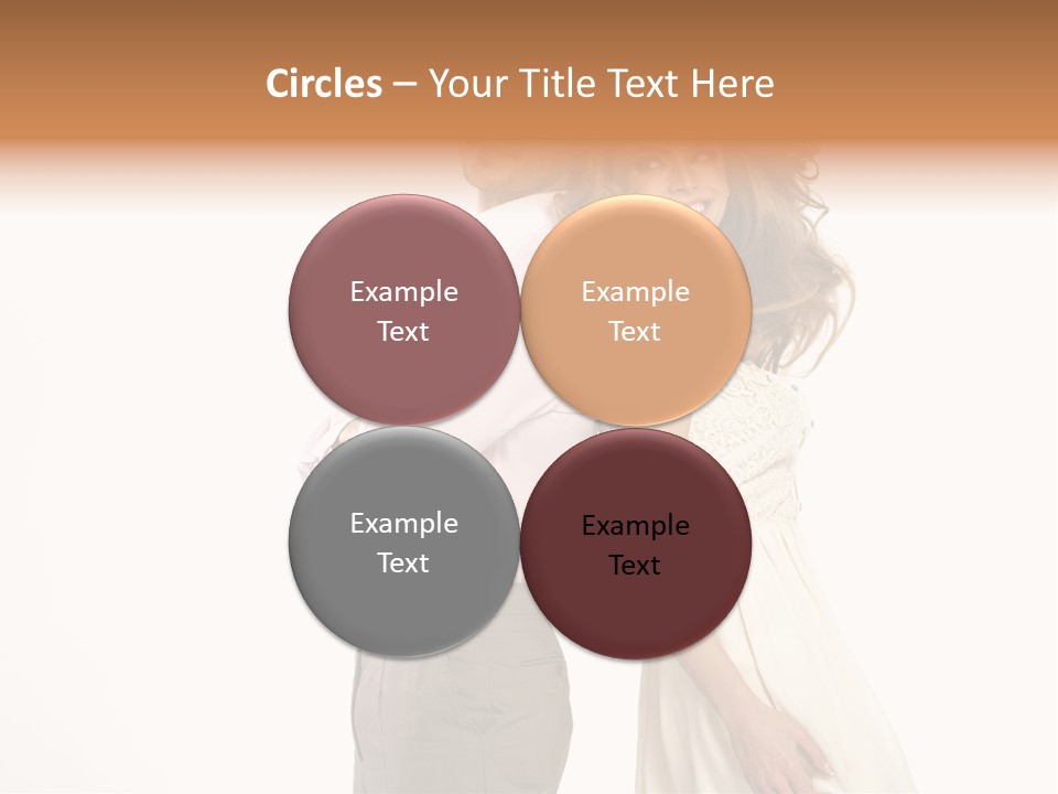 Romance Hug Face PowerPoint Template