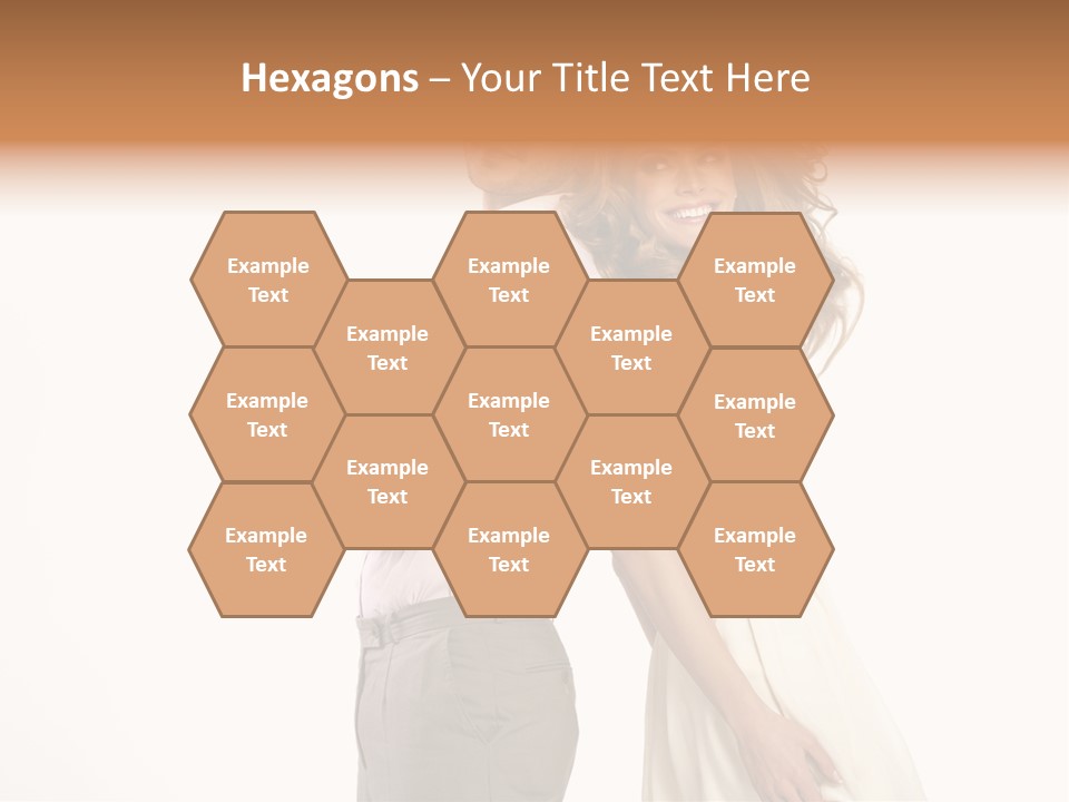 Romance Hug Face PowerPoint Template