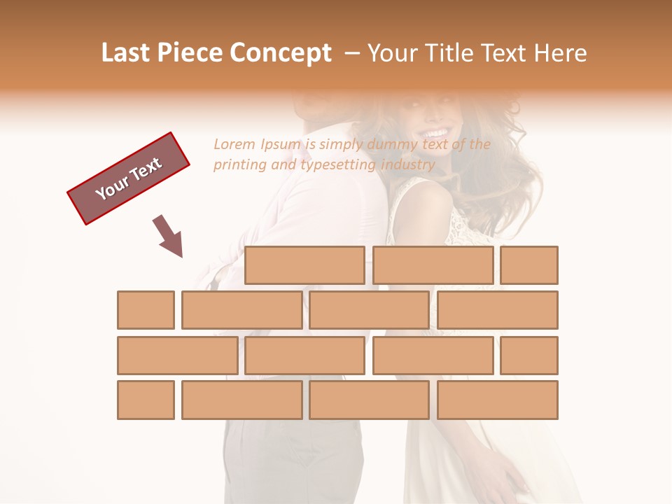 Romance Hug Face PowerPoint Template