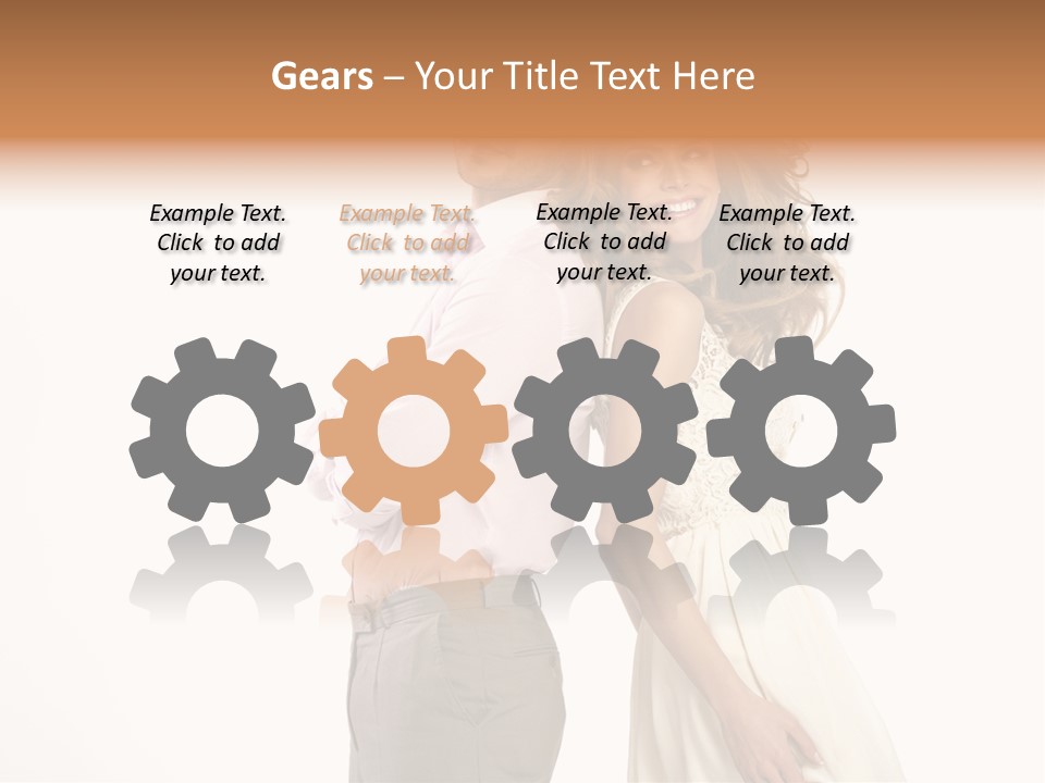 Romance Hug Face PowerPoint Template