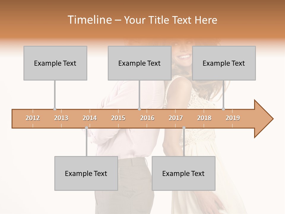 Romance Hug Face PowerPoint Template