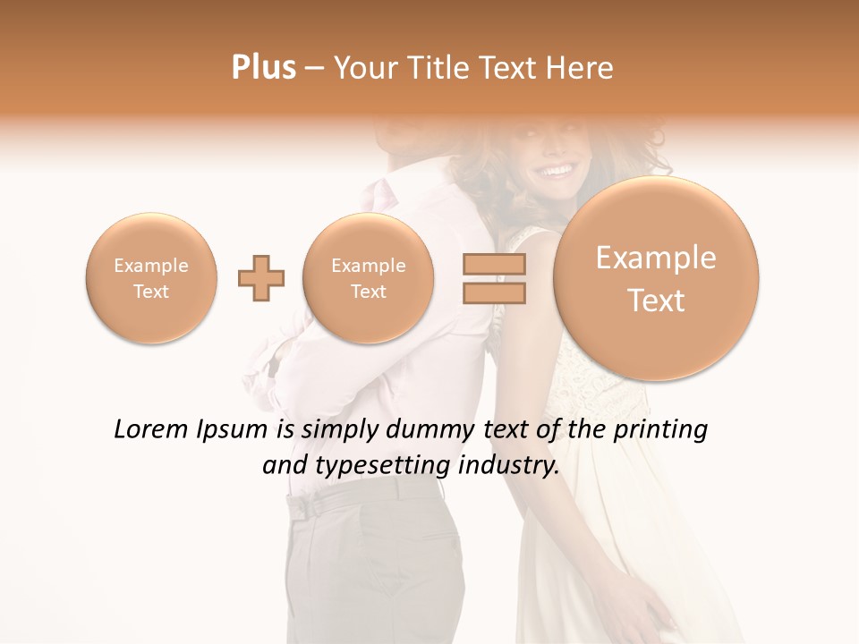 Romance Hug Face PowerPoint Template