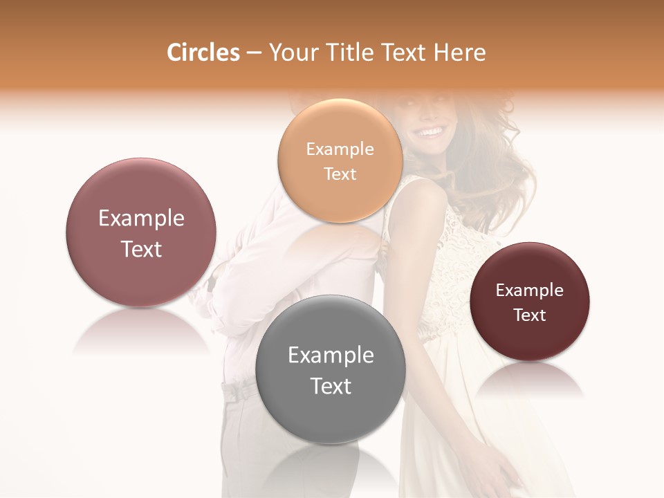 Romance Hug Face PowerPoint Template